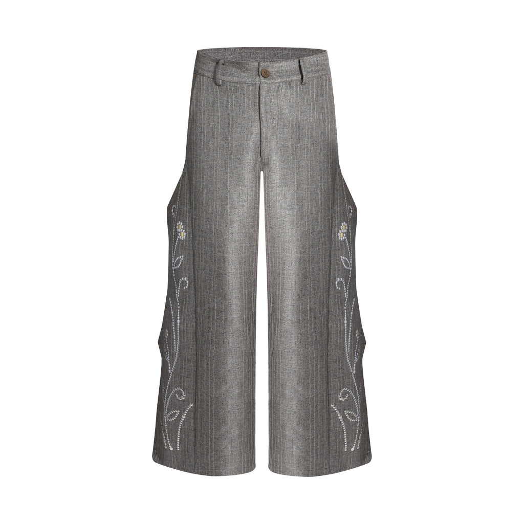 Hot Stamping Striped Suit