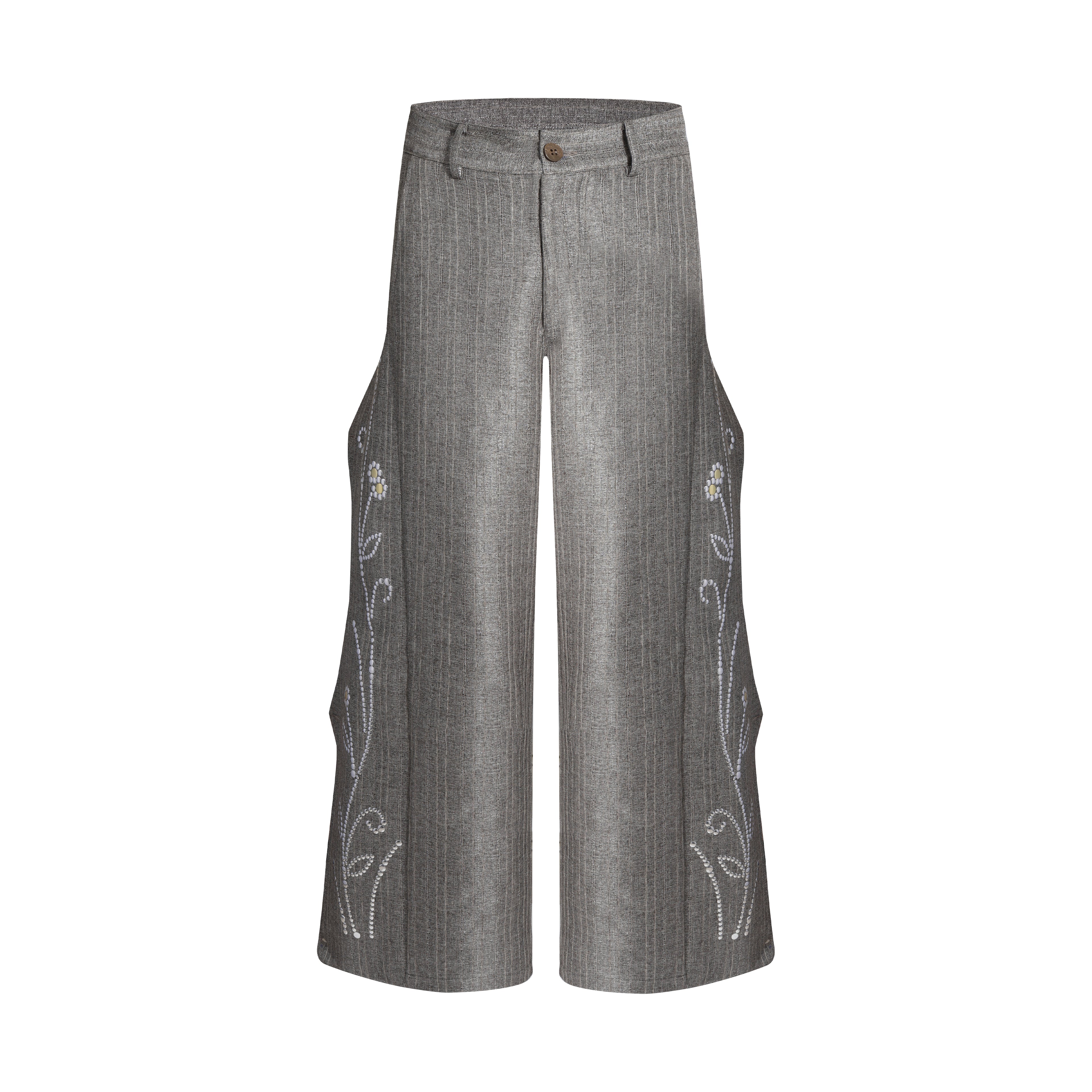 Hot Stamping Striped Suit