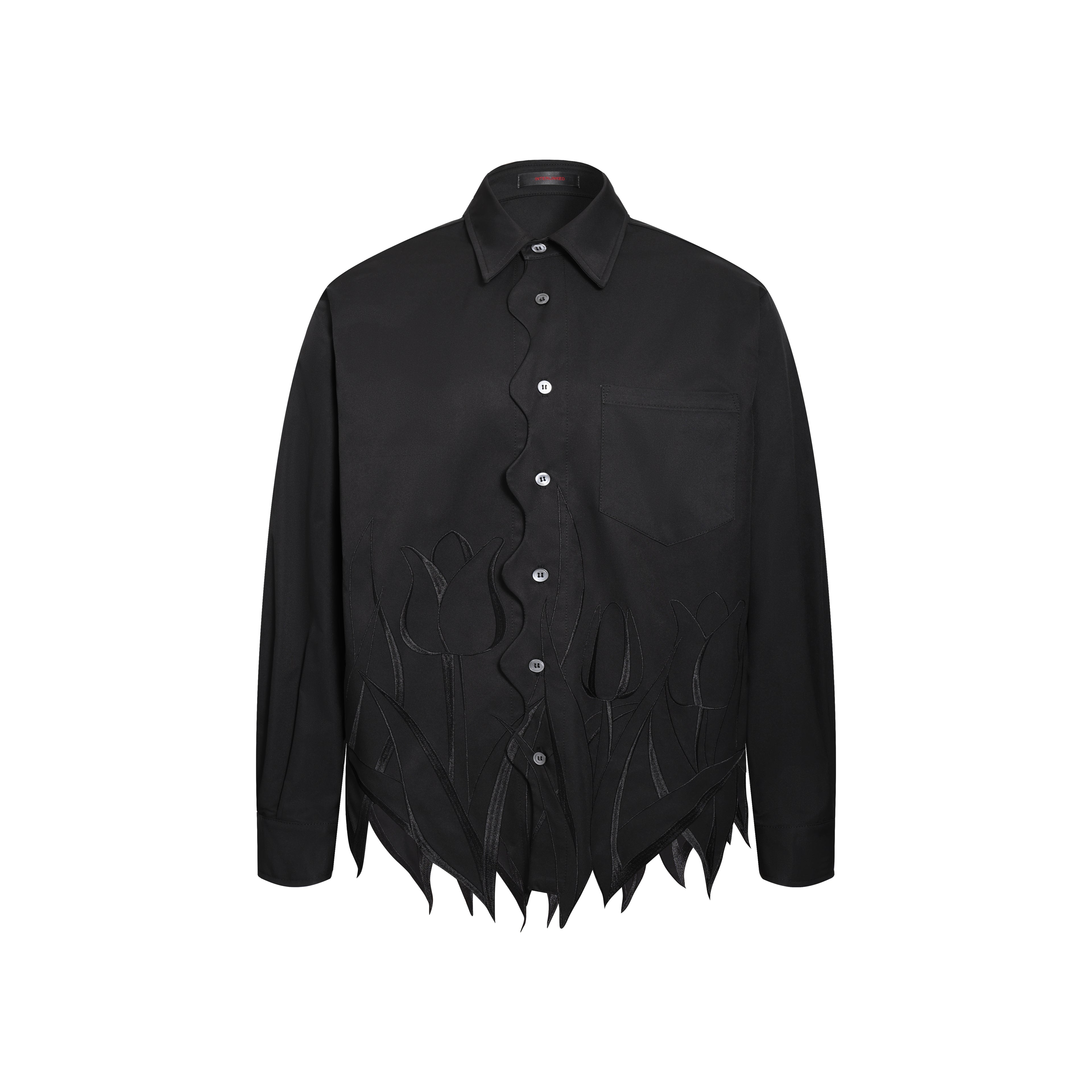 Embroidery Irregular Long Sleeve