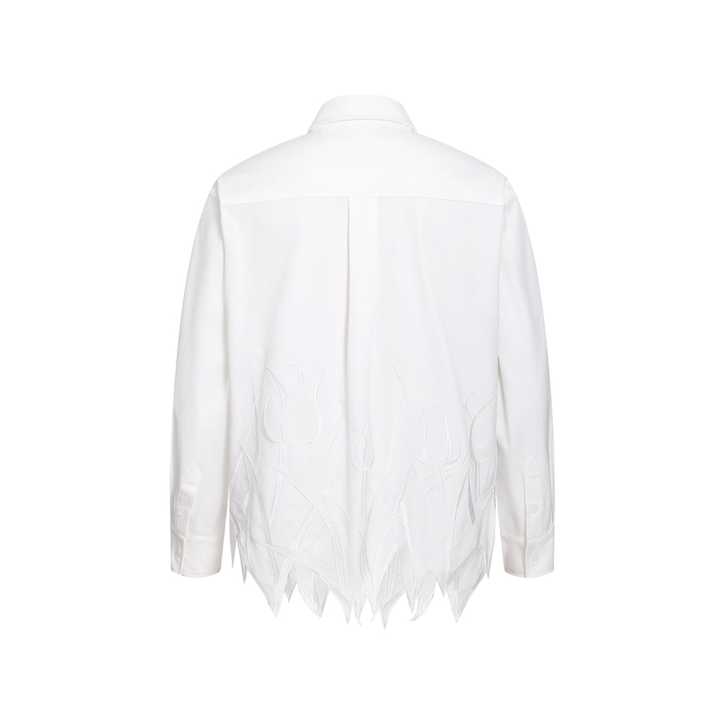 Embroidery Irregular Long Sleeve