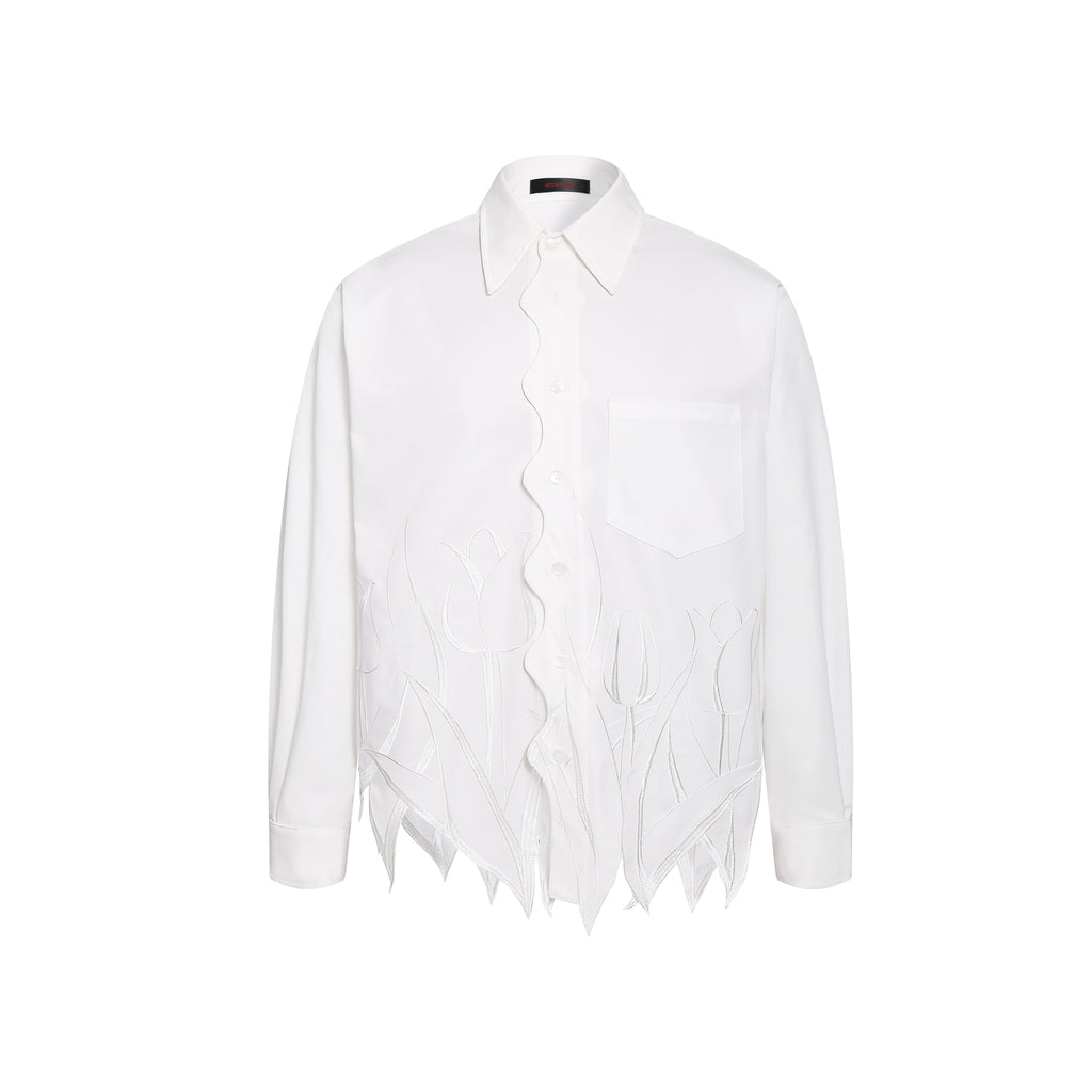 Embroidery Irregular Long Sleeve
