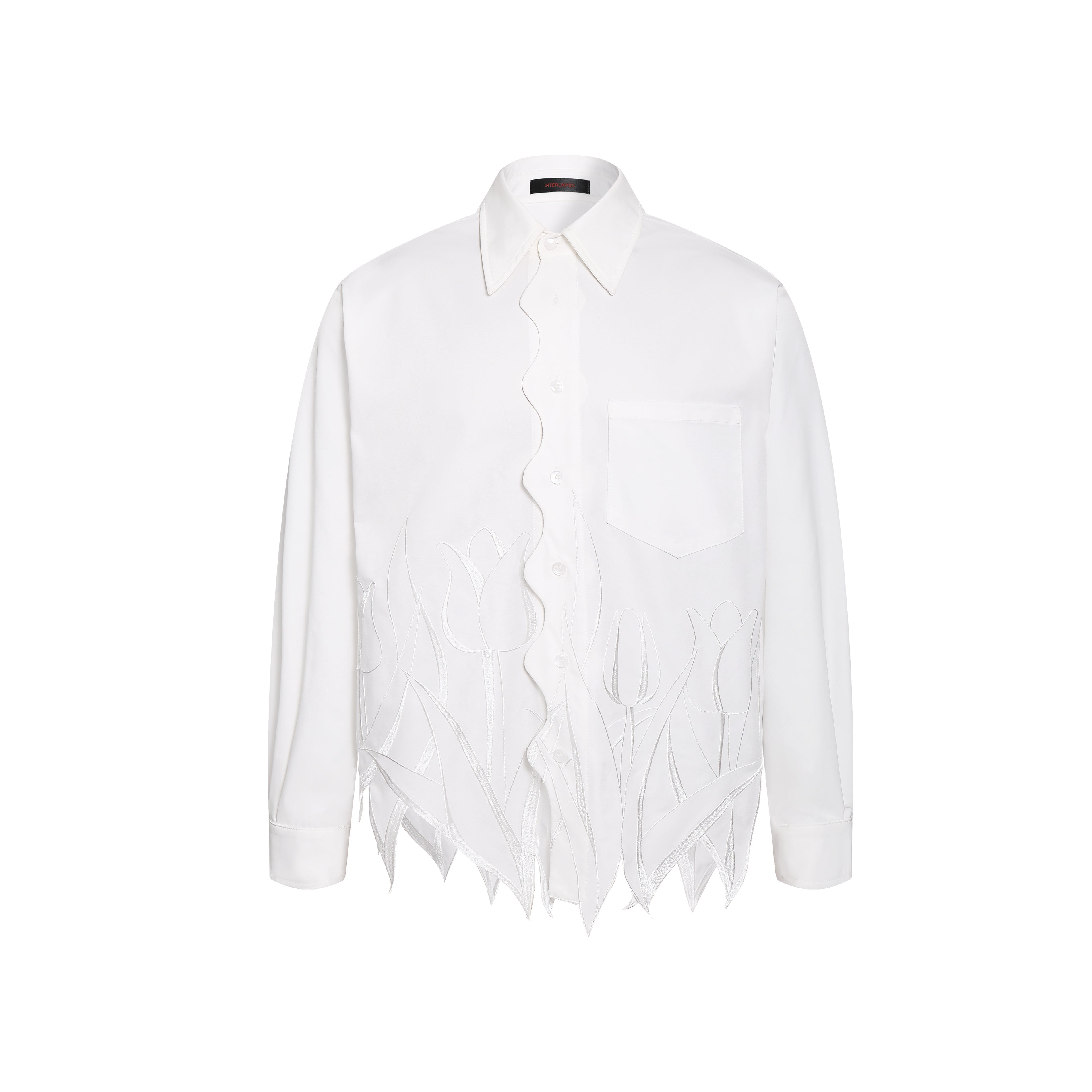 Embroidery Irregular Long Sleeve
