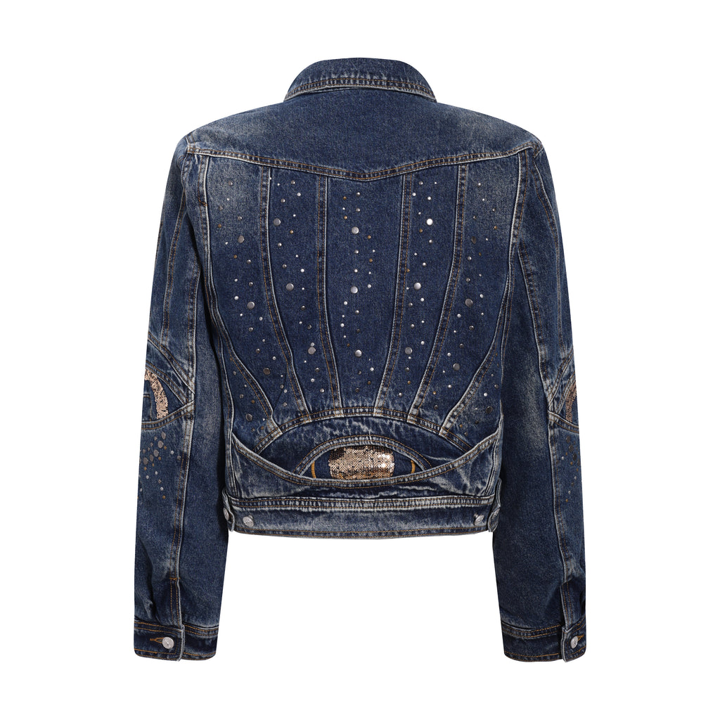 Retro Denim Suit-Jacket