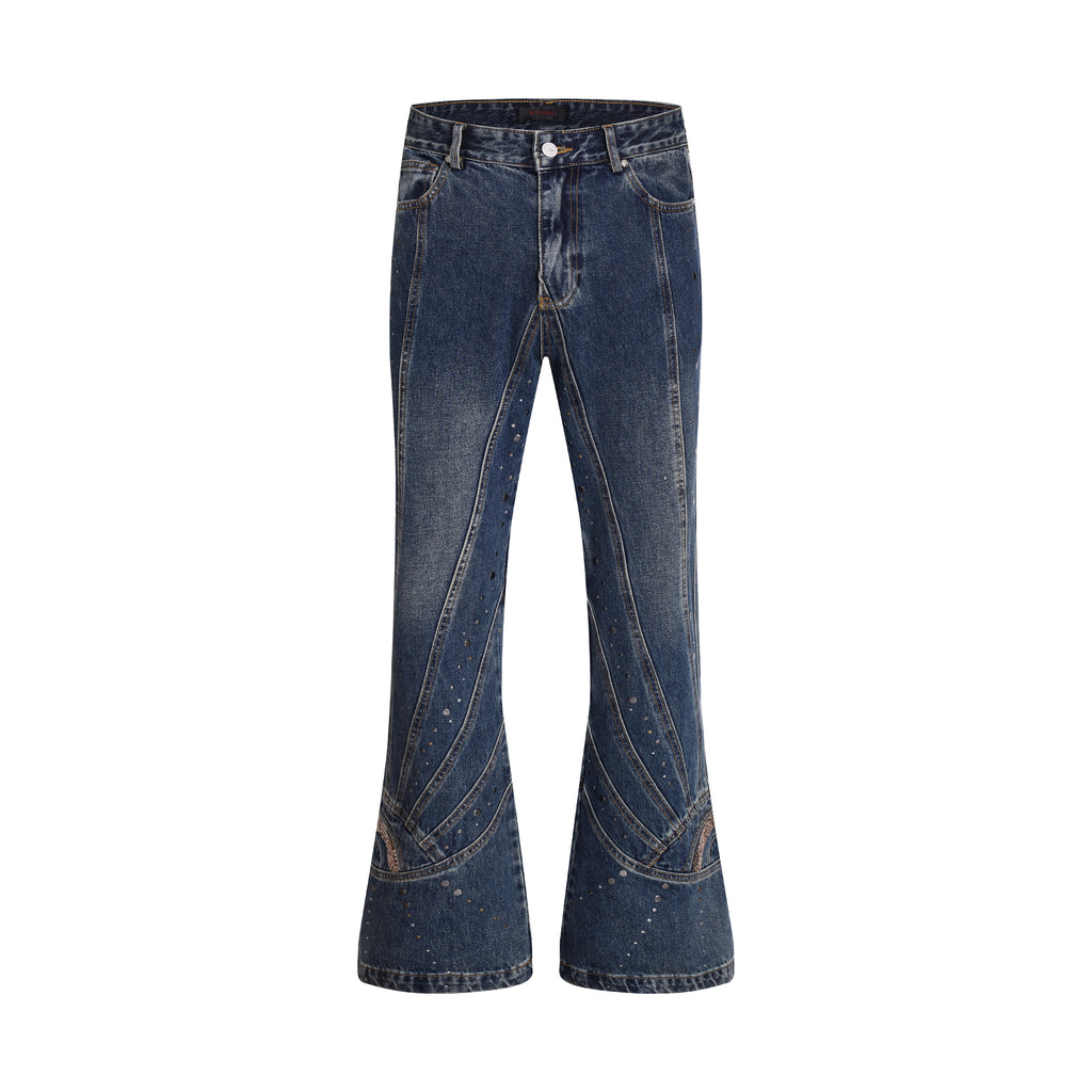 Retro Denim Suit-Jeans