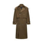 Silhouette Velvet Trench Coat