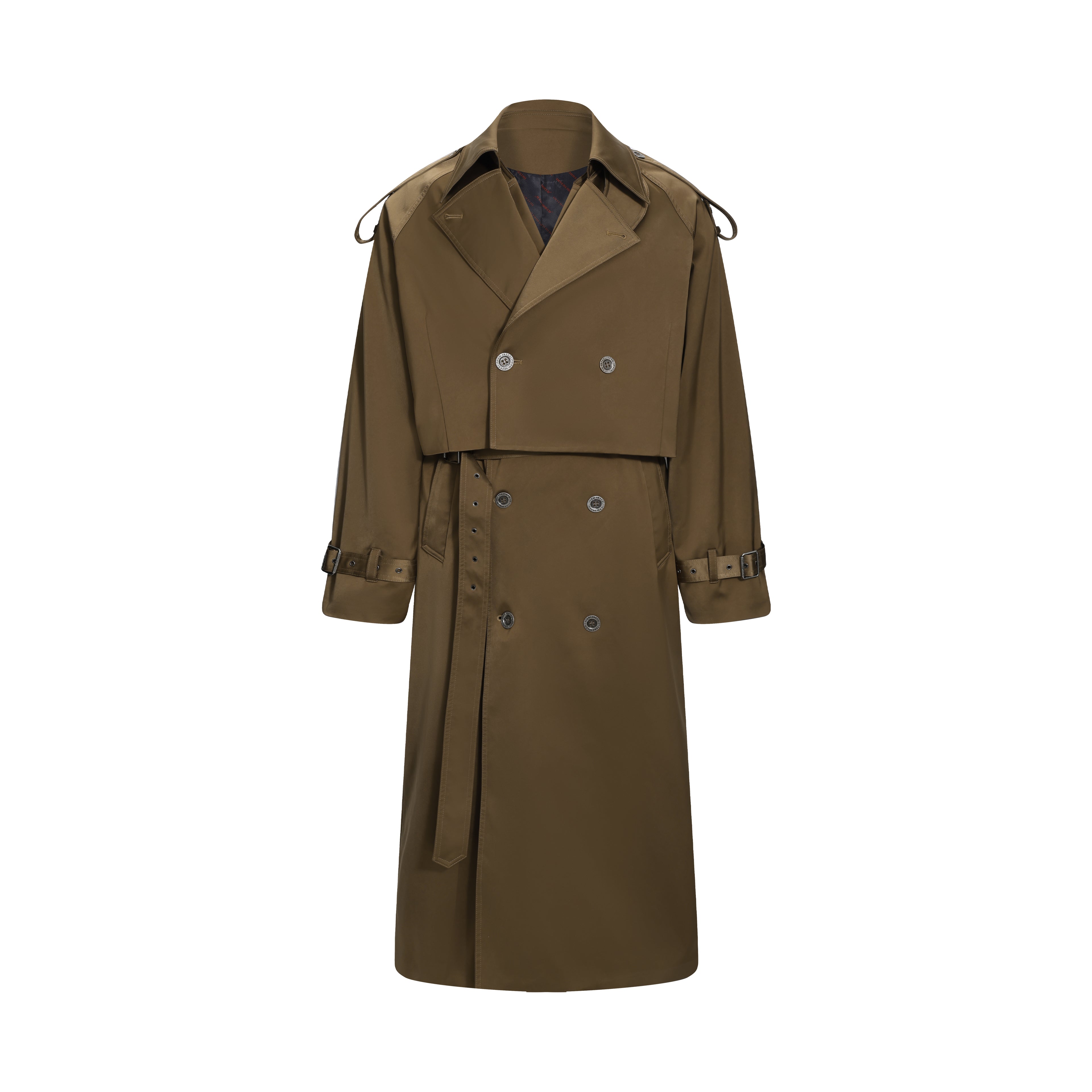 Silhouette Velvet Trench Coat