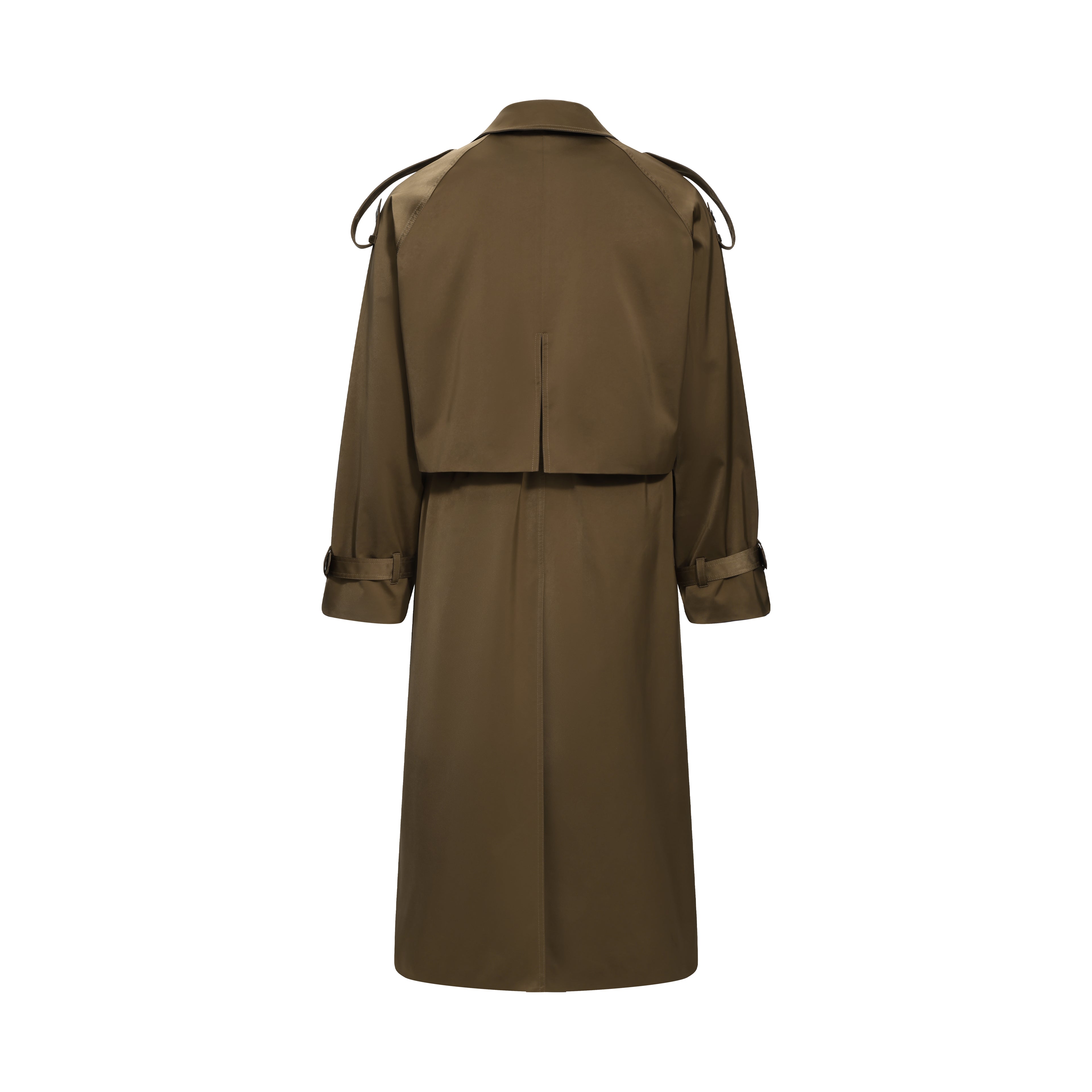 Silhouette Velvet Trench Coat