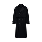 Silhouette Velvet Trench Coat