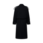 Silhouette Velvet Trench Coat