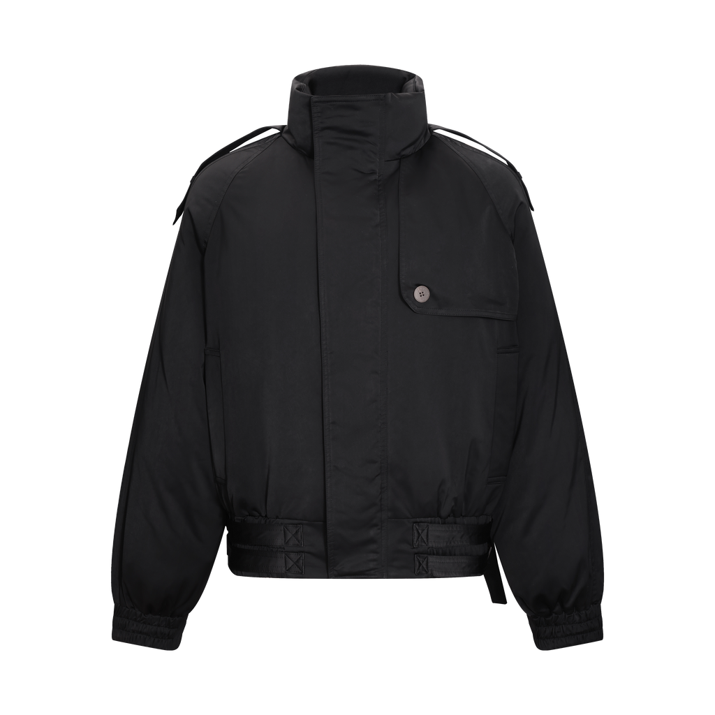 Fleece-Lined Down Jacket
