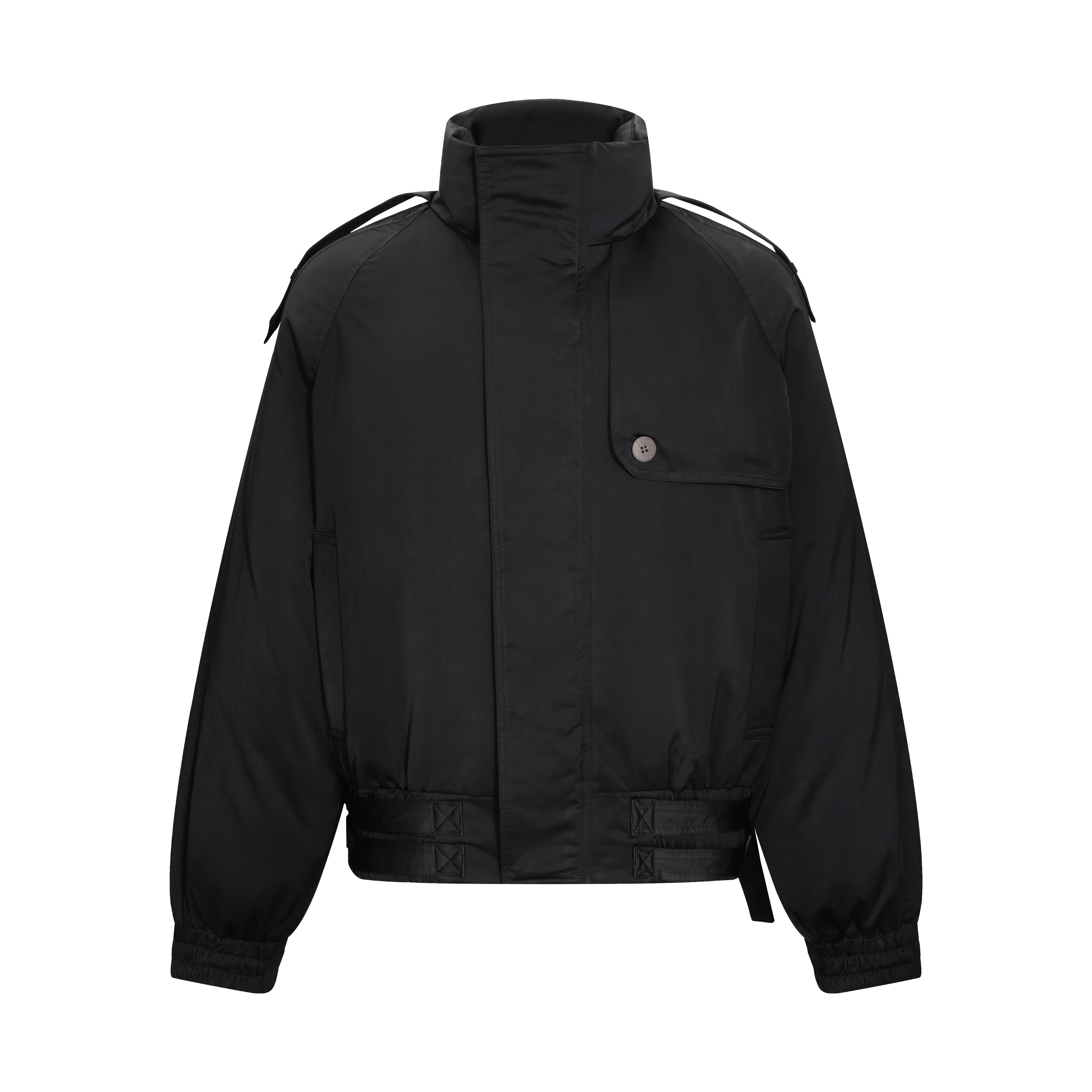 Fleece-Lined Down Jacket