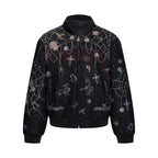 Embroidered Printed Sequin Jacket