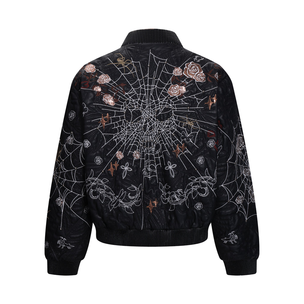 Embroidered Printed Sequin Jacket