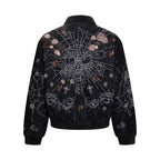 Embroidered Printed Sequin Jacket
