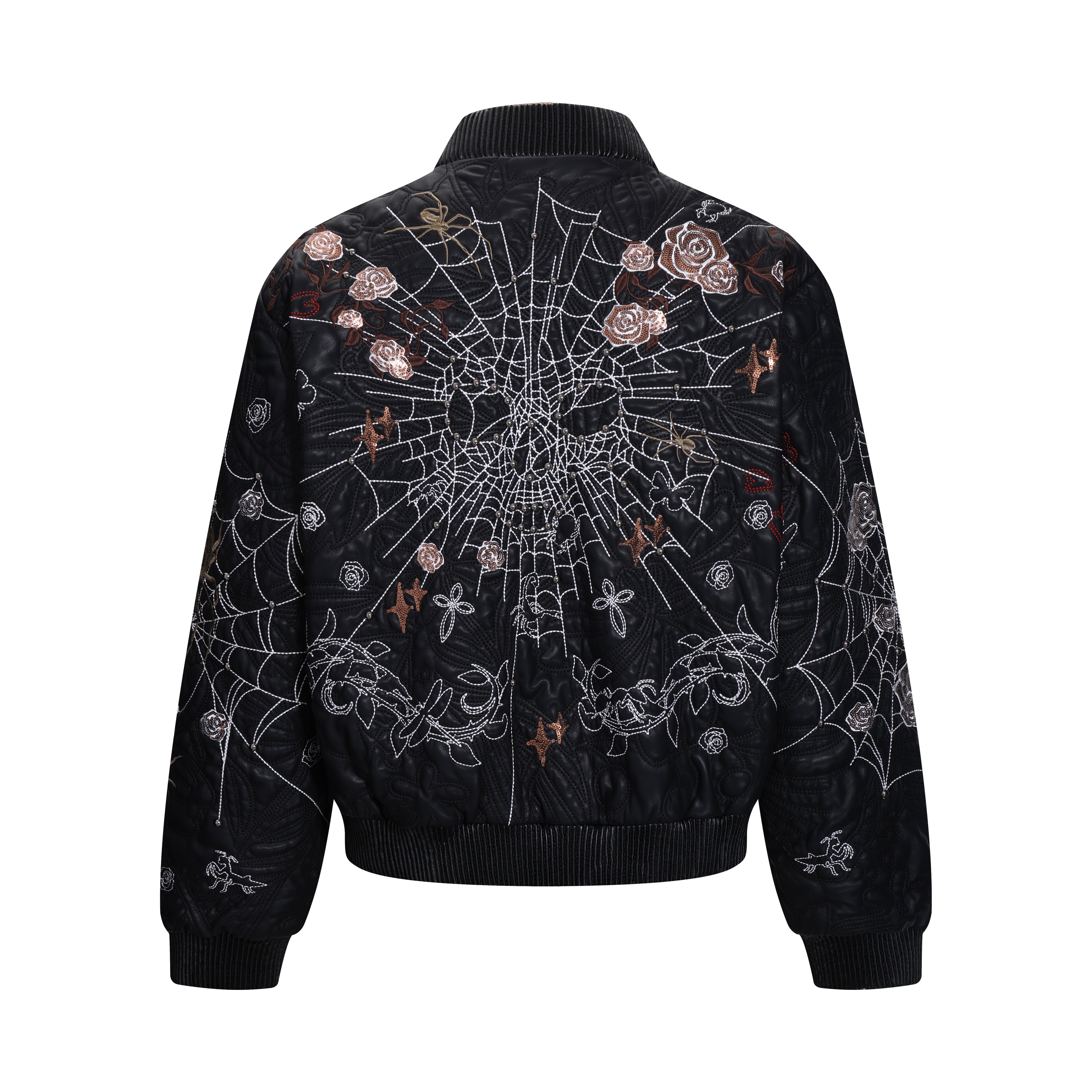 Embroidered Printed Sequin Jacket