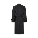 Double-breasted long coat