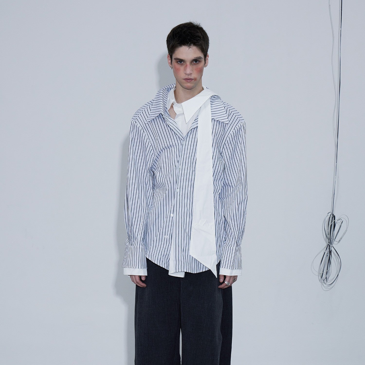 Irregular Striped Shirt